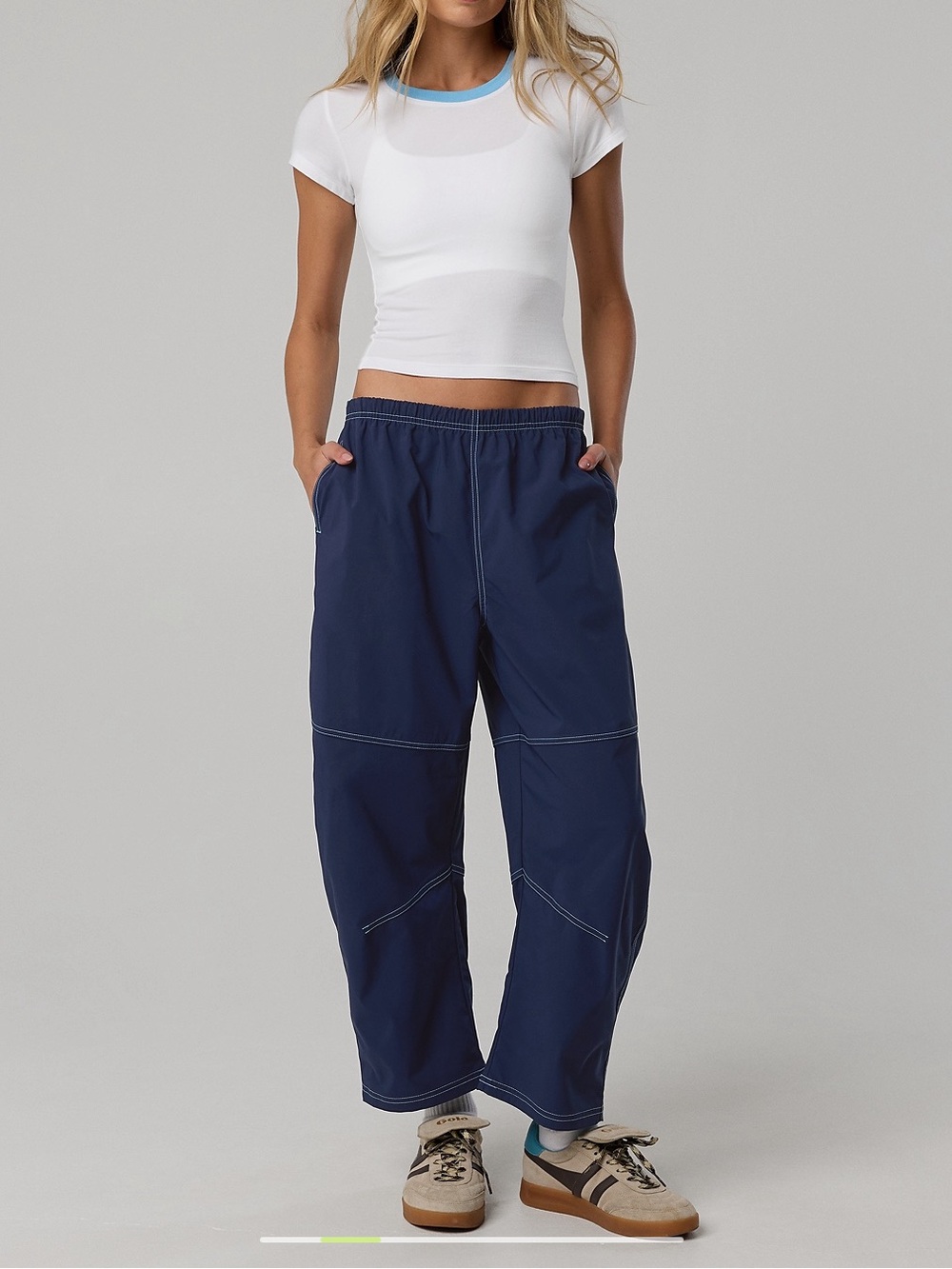 navy offline “nice moves barrel pant”